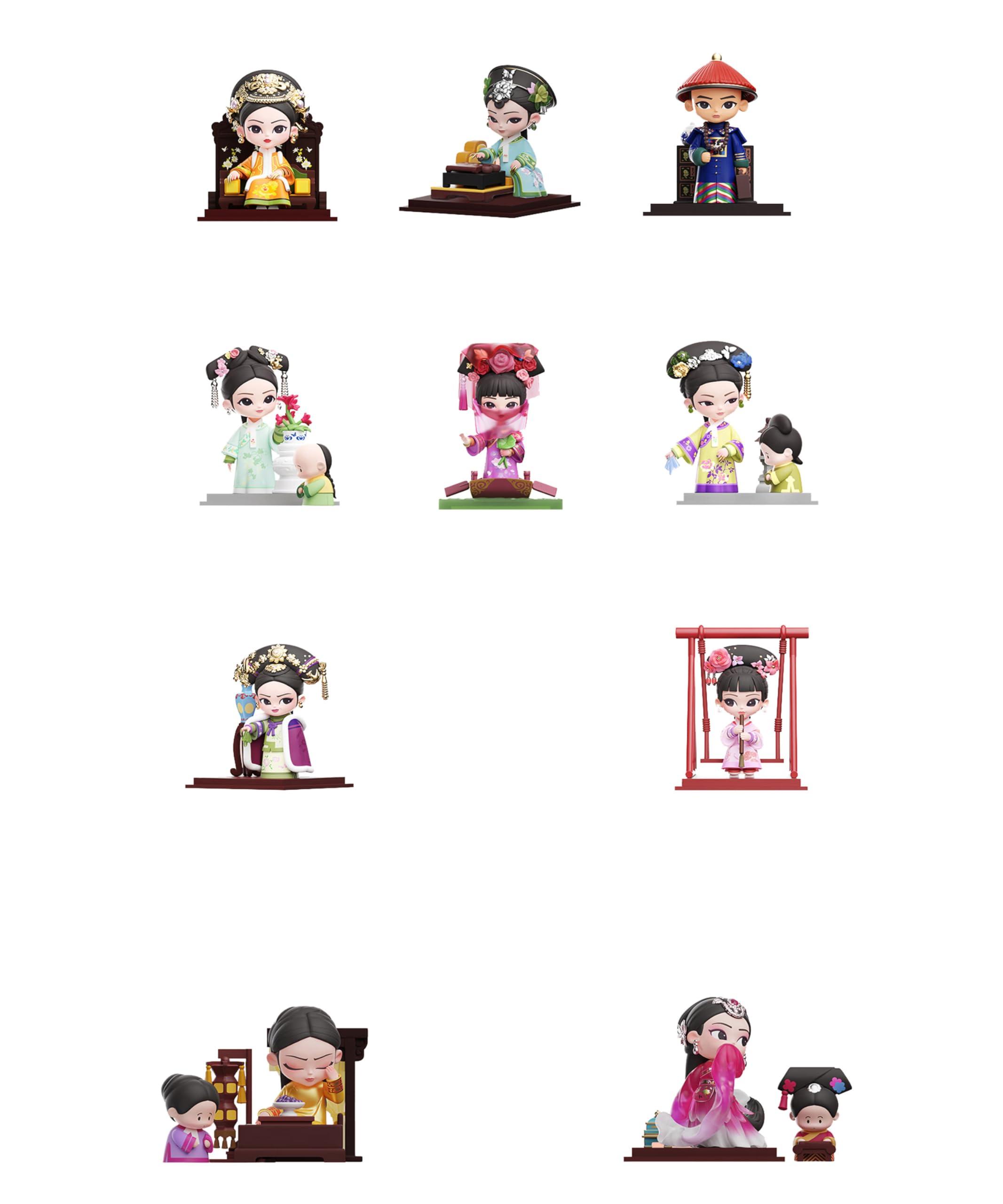 KOITAKE 『宮廷の諍い女』シリーズ 3.0 PVC&ABS製 トレーディングフィギュア 8個入りBOX 13,575円