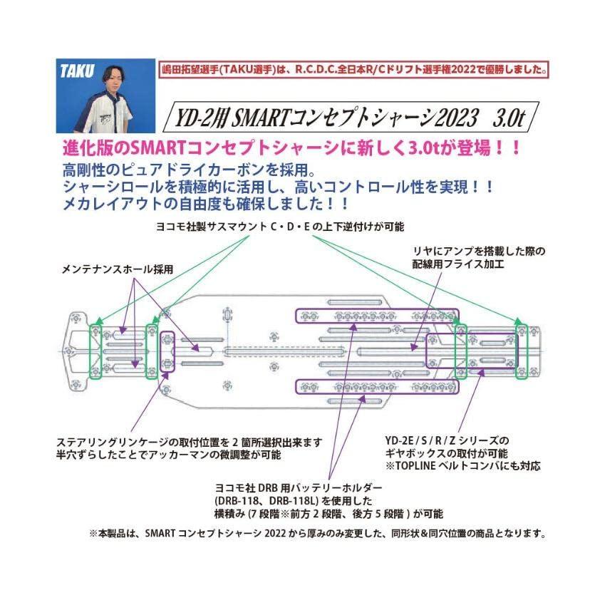 YD-2用 SMART コンセプトシャーシ2023 t\u003d3.0 1セット入