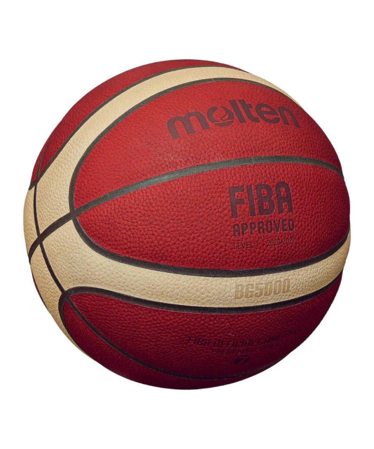 [モルテン] バスケットボール 7号球 メンズ BG5000 公式試合球 天然皮革 Bリーグ試合球10周年 B7G5000-BL0 OR/IVORY 7号 14,472円