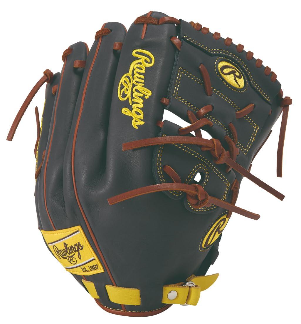 ローリングス(Rawlings) ベイスボール用 地球儀 軟式 HOH? MLB COLOR SYNC ピッチャー用 GR6HMJ205FB 黄色/米国海軍 11.75in ※右投用