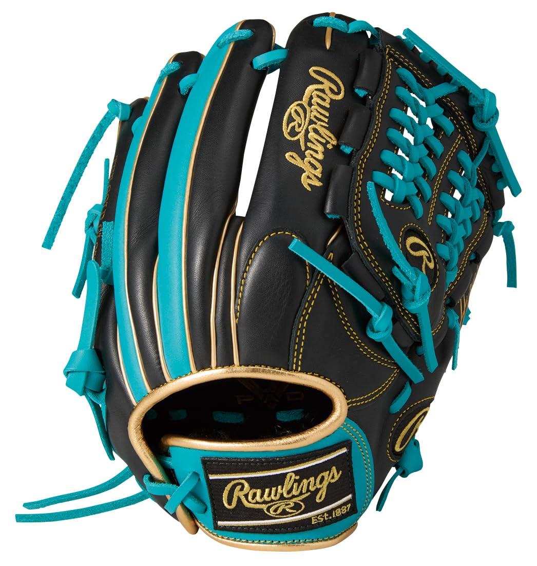 ローリングス(Rawlings) 野球用 グローブ ジュニア HYPER TECH COLOR SYNC オールラウンド用 GJ6HTCN6L1 ブラック/ティール Lサイズ ※右投用｜ポッチ 11,166円
