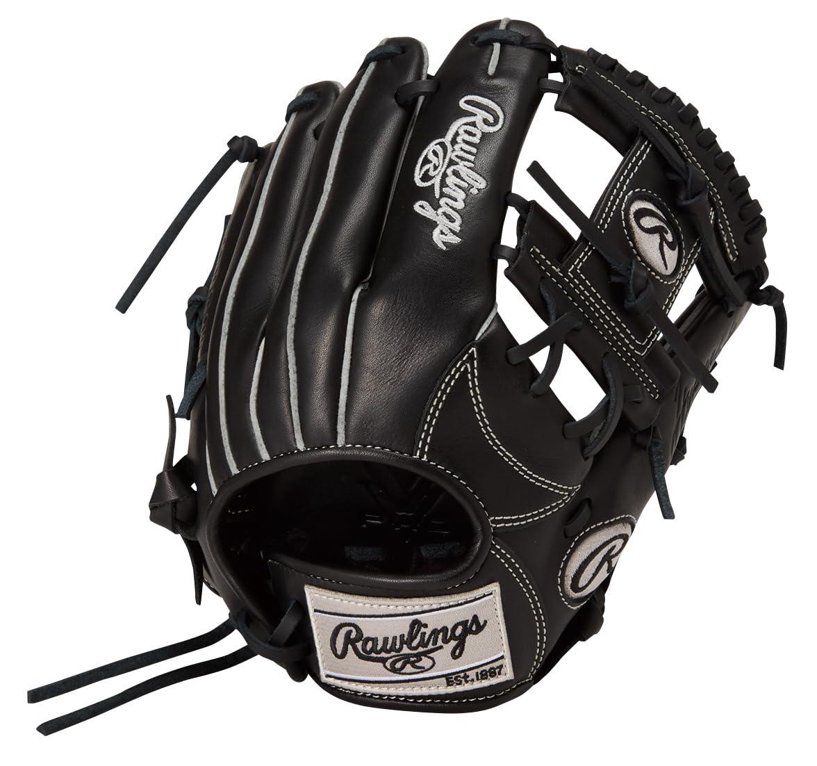 ローリングス(Rawlings) 野球用 グローブ ジュニア HYPER TECH R9 SERIES オールラウンド用 GJ6R9G9M ブラック Mサイズ ※右投用|ポッチ
