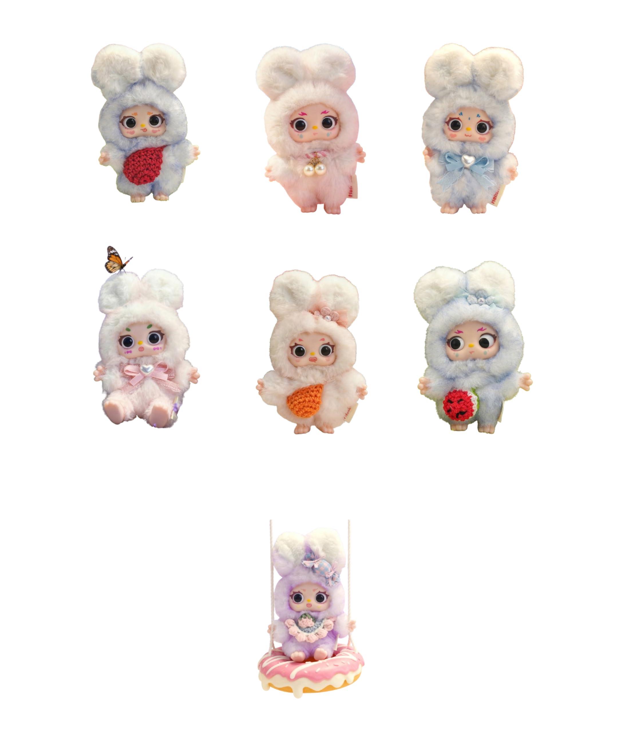 XIVO BOBOGO Cute Cloud Fun Fairシリーズ ABS&ポリエステル製 トレーディングプラッシュ 6個入りBOX