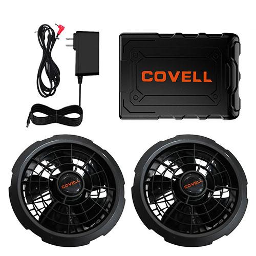G.B.Z COVELL 空調冷風ベスト用 36Vバッテリーファンセット 猛暑・熱中症対策 ブラック 36V02-FSZ|ポッチ