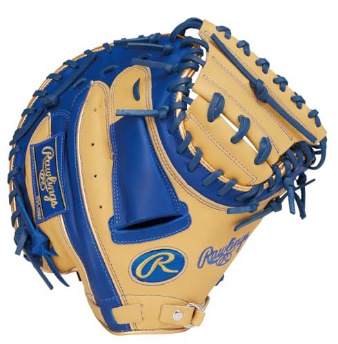 ローリングス(Rawlings) 野球用 グローブ ジュニア HYPER TECH COLOR SYNC キャッチャー用 GJ6HTC2AFS キャメル/ブルー 31.5インチ ※右投用|ポッチ