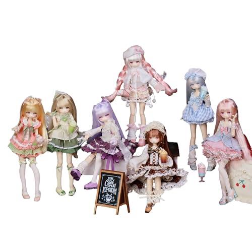 MOMOTALE「四季の喫茶物語」シリーズ PVC&ABS&布製 トレーディングドール 6個入りBOX|ポッチ