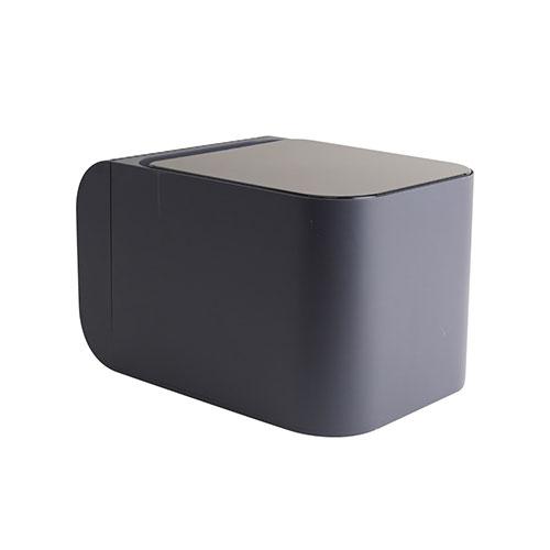 サンコー 冷やかす・密閉で生くず物臭を防ぐ紙くずかご ヒエポイ CUBE 生ゴミを冷やかす\u0026密閉 堕落腐敗臭を防ぐ HEPT26SBK
