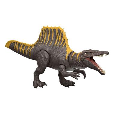 マテル ジュラシックワールド(JURASSIC WORLD) スーパーバトルアタック!ほえるスピノサウルス ちびっ子向け図形 恐竜 手あそび 動く 大層らしい 全長:約55珊 4歳から 緑であること JGB56