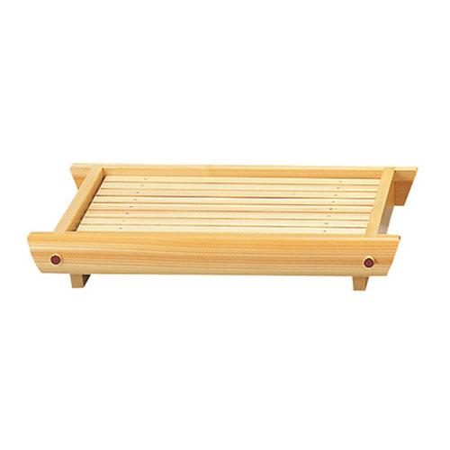 ヤマコー 用美 御勤め用 檜・舟型盛台 中大きさ (約37×26.5×H7珊) 旅人宿・はたご屋・食べ物屋向け御勤め装置 yamaco35104