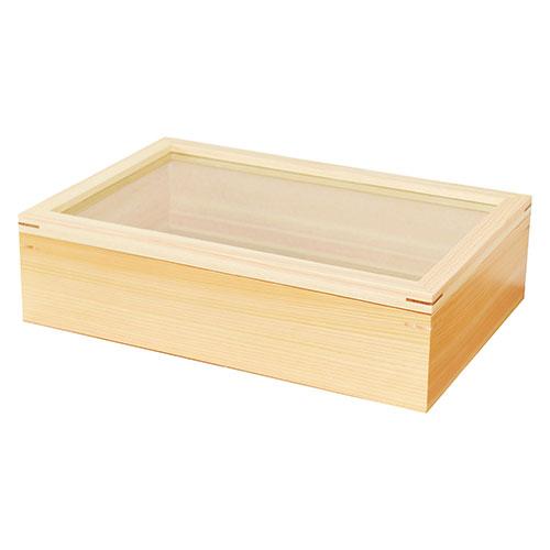 ヤマコー 用美 御勤め用 ボンネットBOX のせ蓋遣りくち 大大きさ (約45×30×H12珊) せつ然たる 旅人宿・はたご屋・食べ物屋向け御勤め装置 yamaco43663