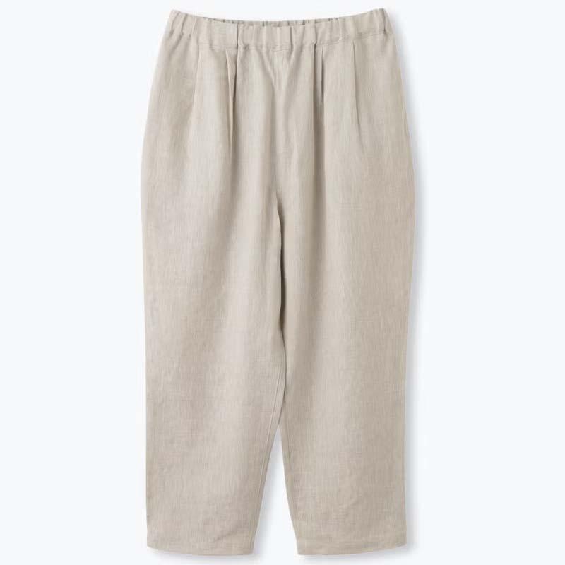PONT DE CHALONS リネンクロップドパンツ /キナリ12