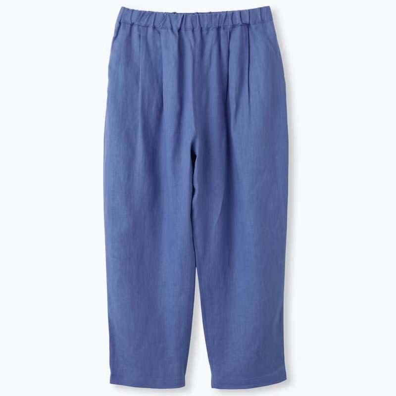 PONT DE CHALONS リネンクロップドパンツ /BL20