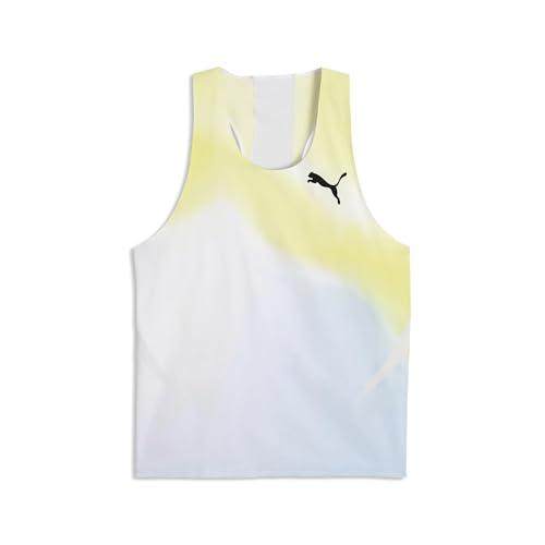 [ピューマ] 52856442_M LIGHTSPEED ULTRAWEAVE GRAPHIC シングレット_しろがね色 靄_M