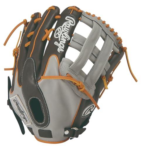 Rawlings(ローリングス) ※右投用 ベイスボール用 地球儀 軟式 HOH? MLB COLOR SYNC 外野手手用 暗然たる影ぼうし/薄墨色 12.8in GR6HMY795FW