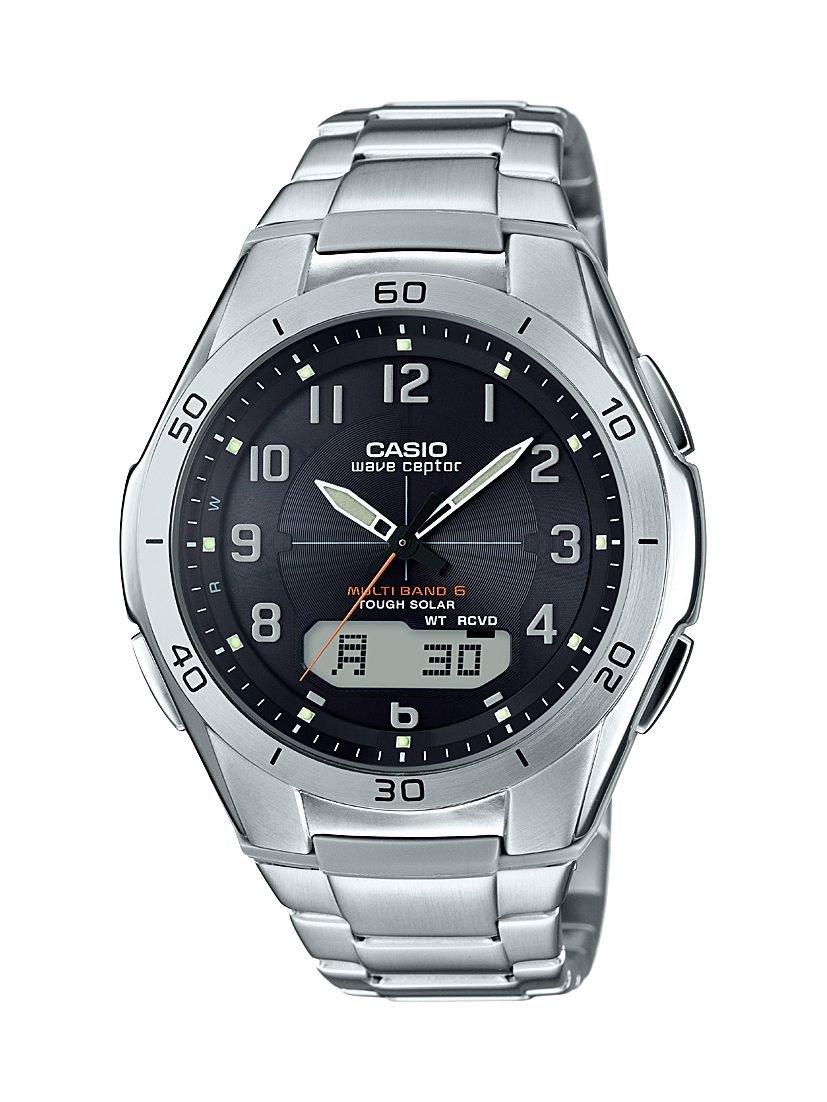 [カシオ]Casio 腕時計 WAVECEPTOR 世界6局電波対応ソーラーウォッチ アナデジコンビモデル WVA-M640D-1A2JF メンズ
