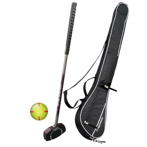【ニチヨー】グラウンドゴルフセット スコアアップセット7 ブラウン 84cm G-SU7【3点セット】 | NICHIYO グラウンドゴルフ用品｜ポッチ