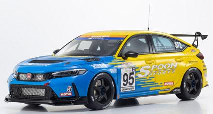 京商オリジナル 1/18 samurai ホンダ シビック(FL5) スプーン #95 完成品ミニカー KSR18067Y｜ポッチ