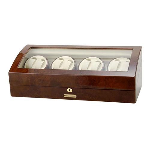 Royal hausen ロイヤルハウゼン ワインダー ワインディングマシーン 8本巻 時計収納(9本収納) 上品な高級感 モダンデザイン GC03-Q31｜ポッチ