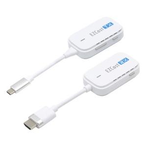 プリンストン大学 EZCast Pocket 無線電話 USB-C to HDMI 画面鏡鑑輪っか/取りひろげる (盛りだくさん固定ディスク/HDCP) EZCASTPOCKET-C1R1