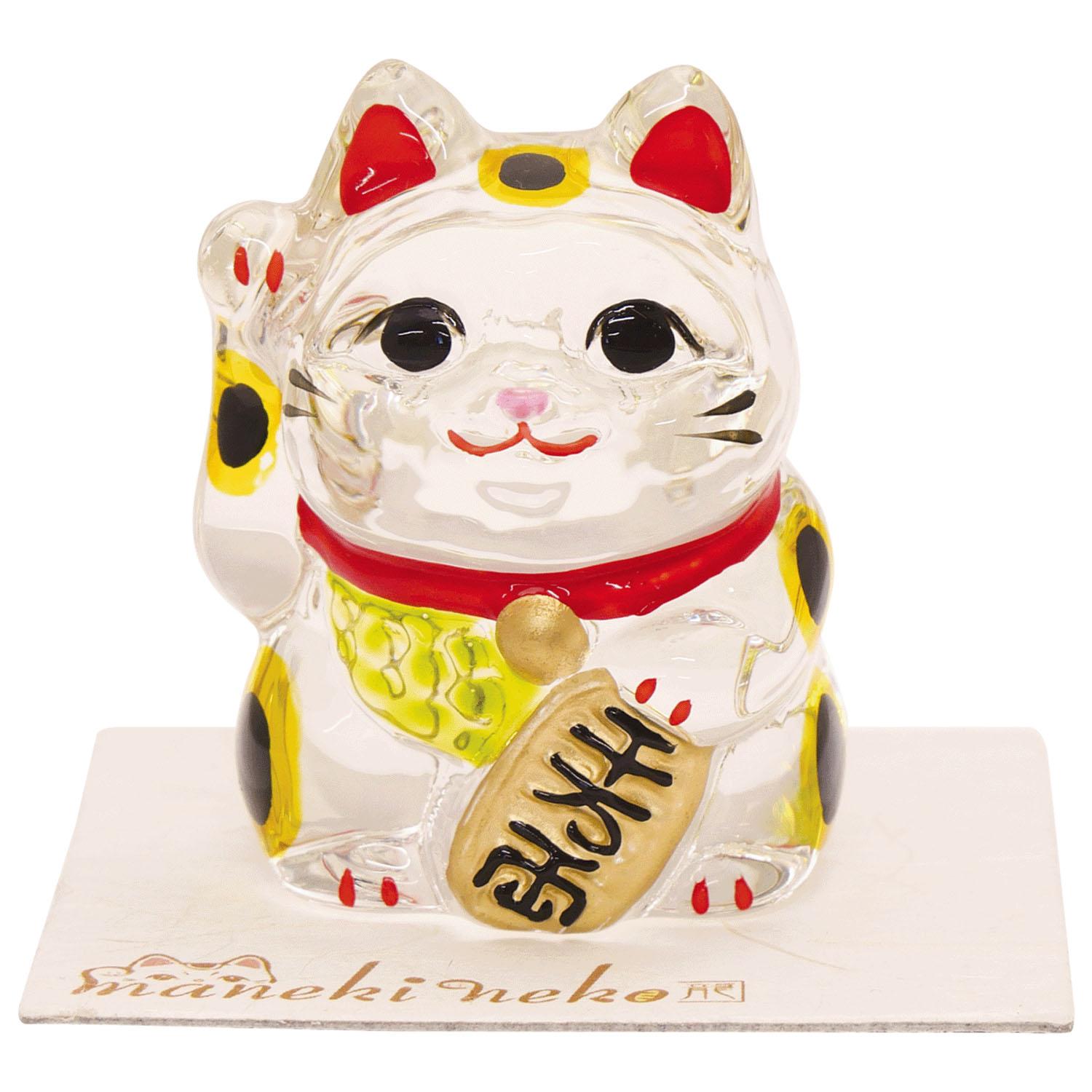 楽天市場】水晶貴石細工猫に小判の招き猫 : 日本文化センター 楽天市場店