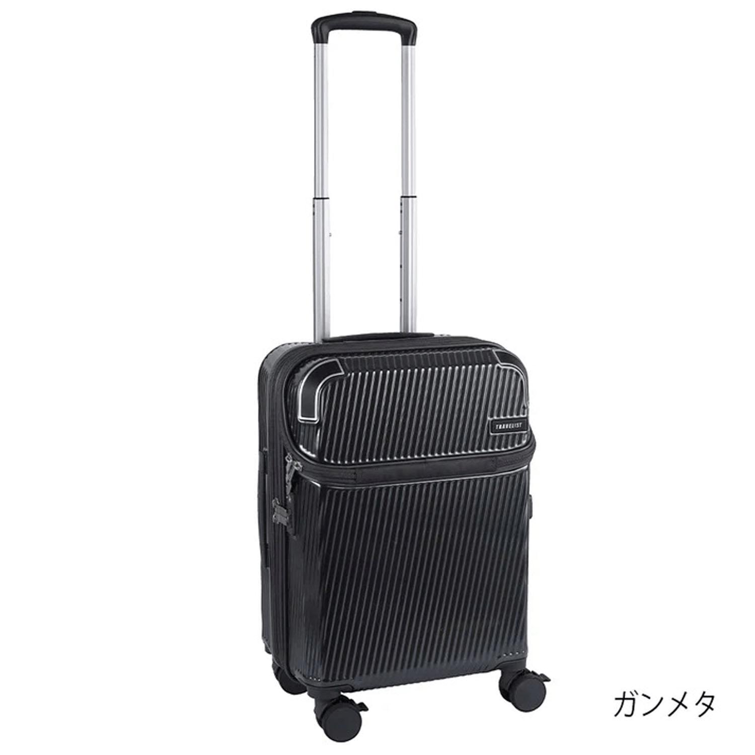 【取り寄せ商品】 トラベリスト アクセルSサイズ35L(拡張時43L) 2~3泊 機内持込サイズ ストッパー機能 ガンメタ 11,920円