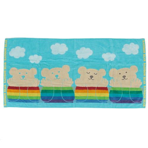 【期間限定価格】レインボーベア デイズ3 バスタオル 71 サックス カラー:71 サックス画像