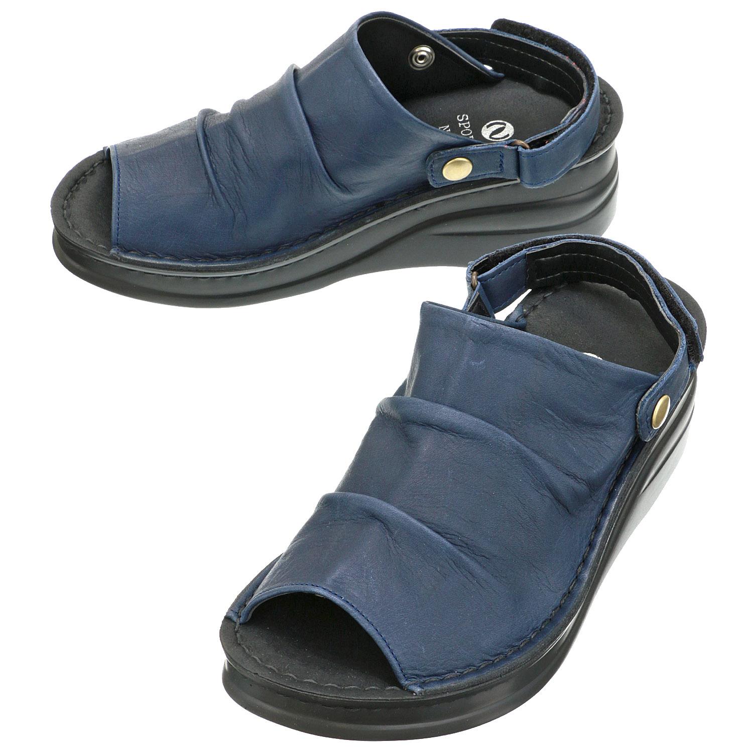 SPORTS NINE 2WAYサンダル ネイビーブルー S