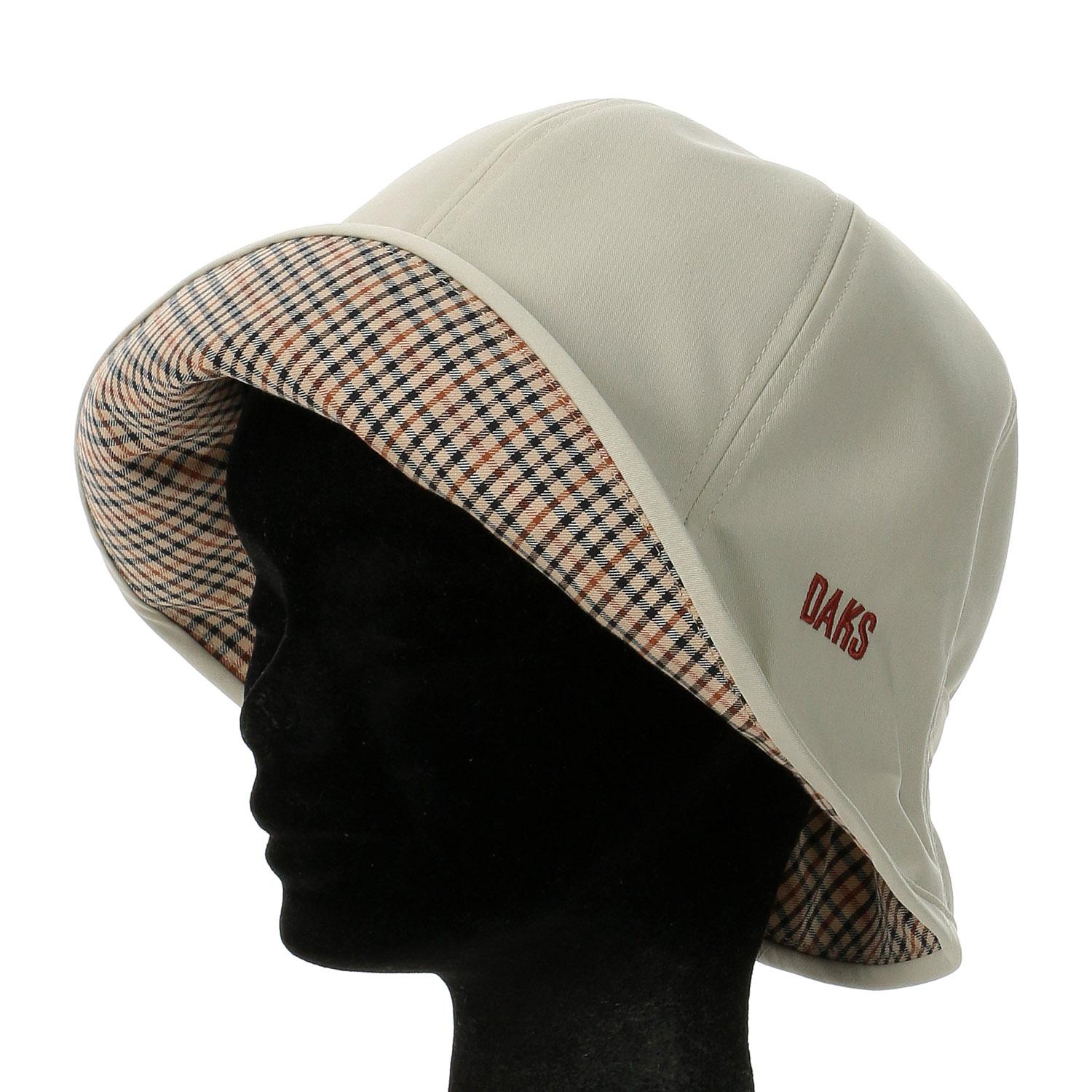 DAKS コートクロスチューリップハット グレー L