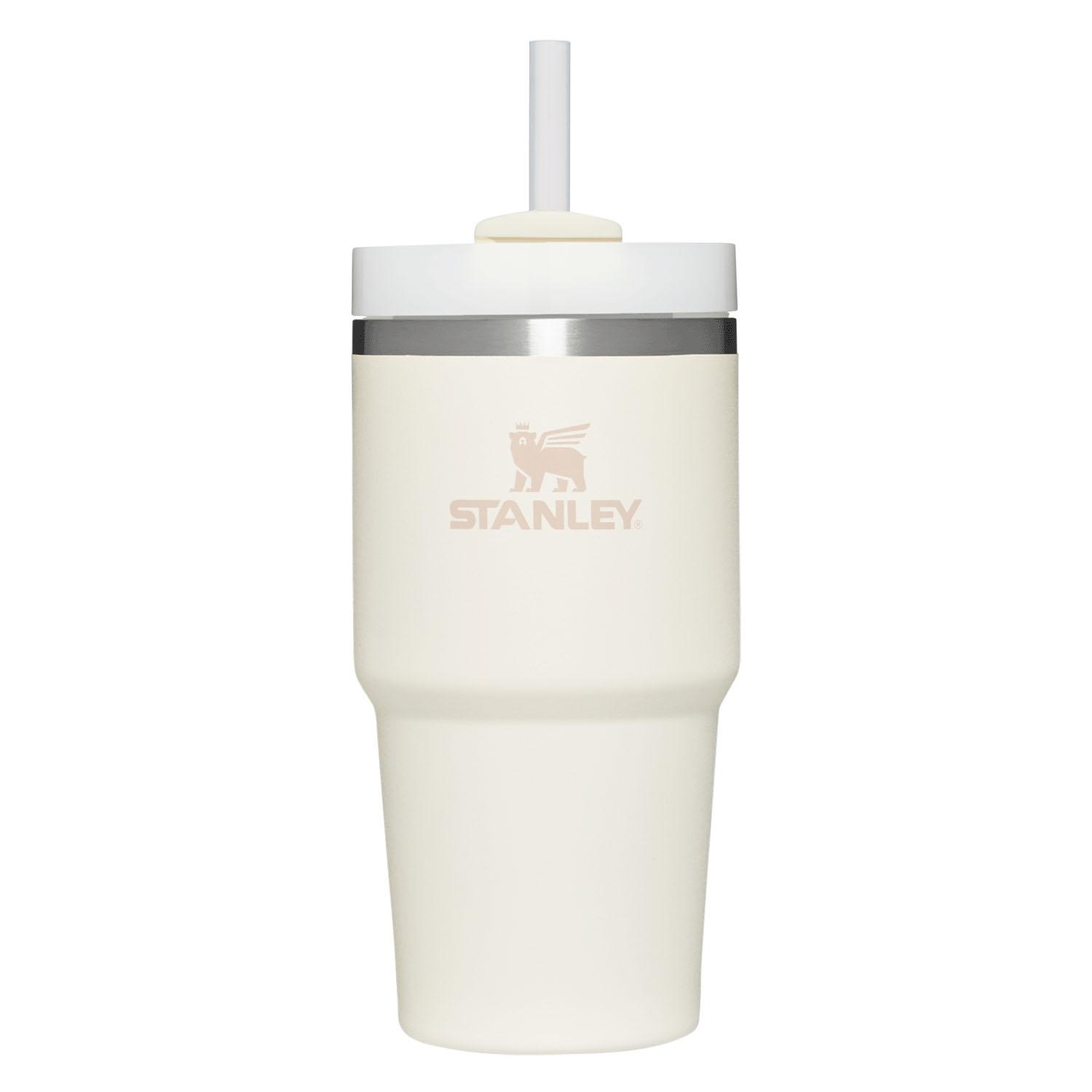 STANLEY H2.0 真空スリムクエンチャー 0.6L ステンレス ストロー タンブラー 600ml 保冷 水筒 アウトドア 10-10826 クリーム2.0