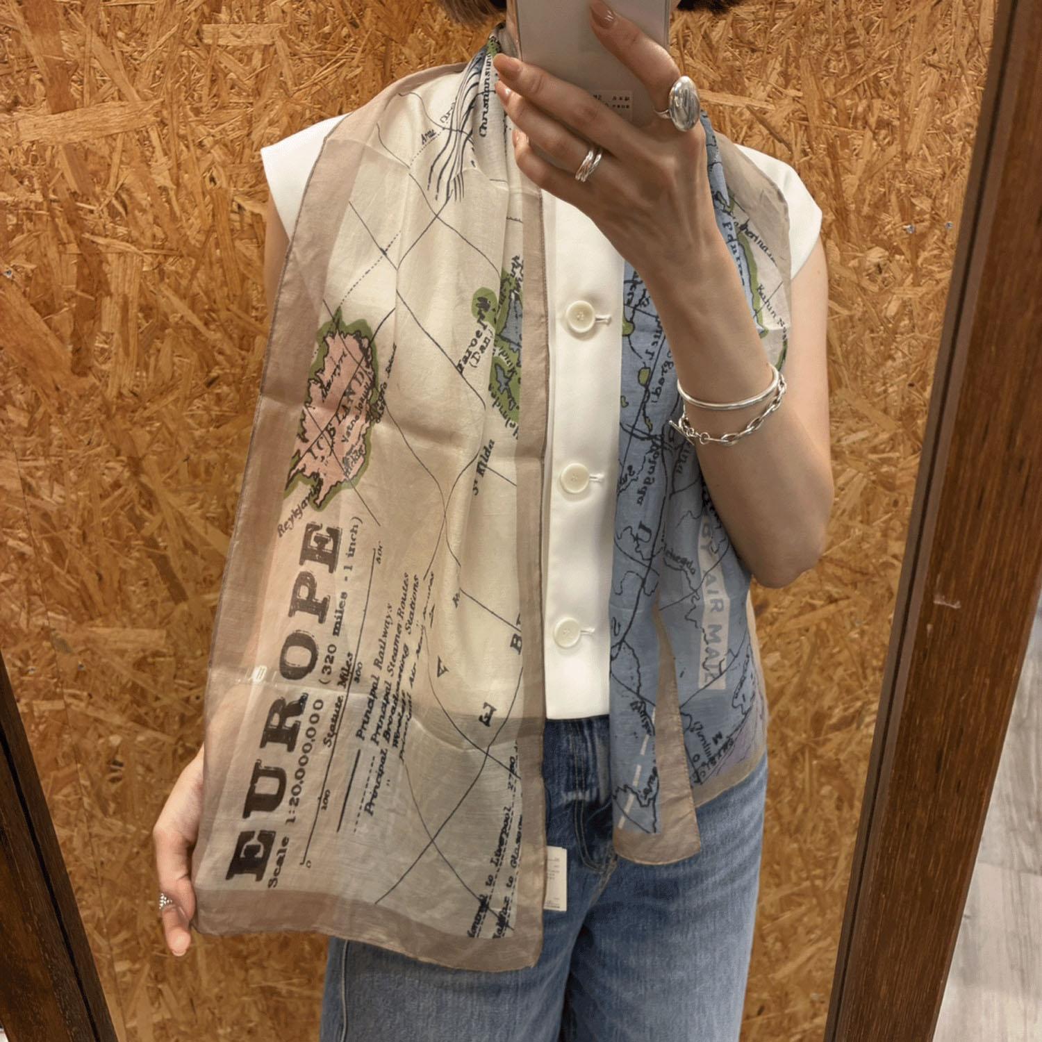 スタークラフト 細幅スカーフ ベージュ 4,549円