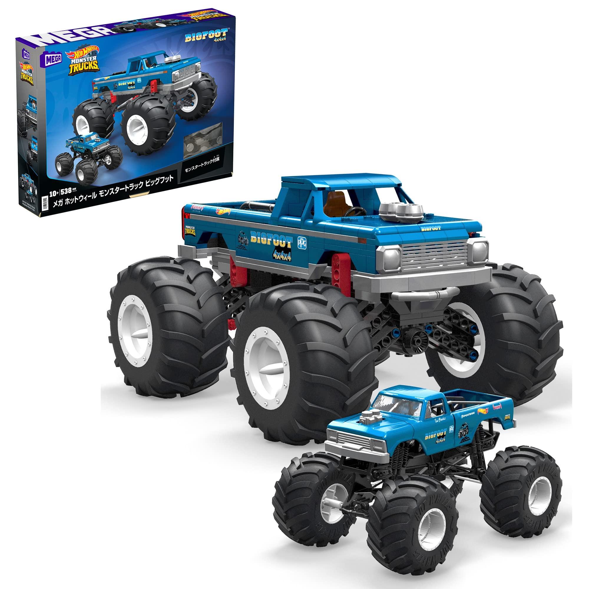 メガ(MEGA) ホットウィール 異類異形貨物自動車 ビッグフット 【立ちはだかる仕掛ける】【立ちはだかる 天下太平数:538天下太平】ダイキャストカー1台付 【10才~】 HHD20