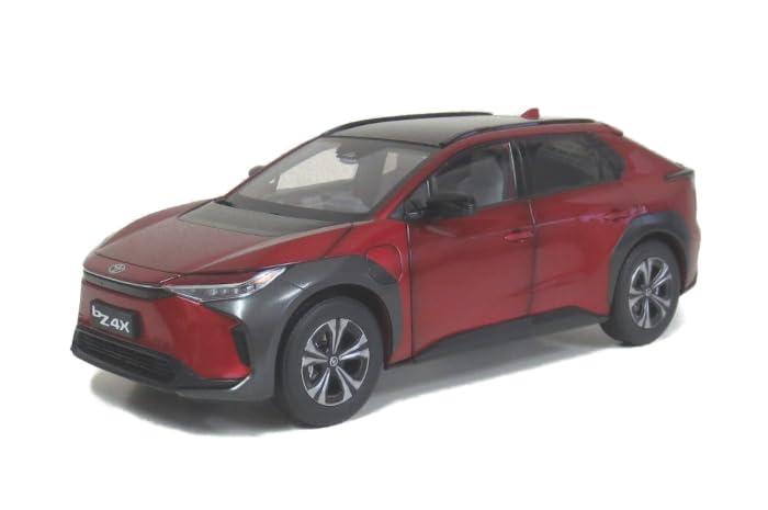 サンスター 1/18 トヨタ bZ4X 2022 スーパーソニックレッド LHD 完成品|ポッチ