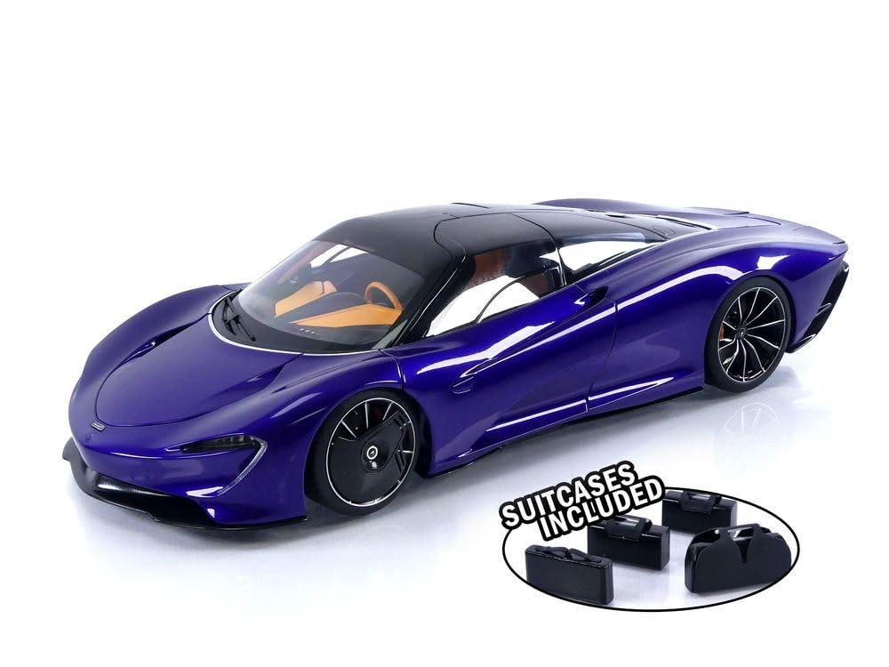 オート美術(AUTOart) AUTOart 1/18 マクラーレン 素早さ尻っ方 メタリック・パープル 成し遂げる品
