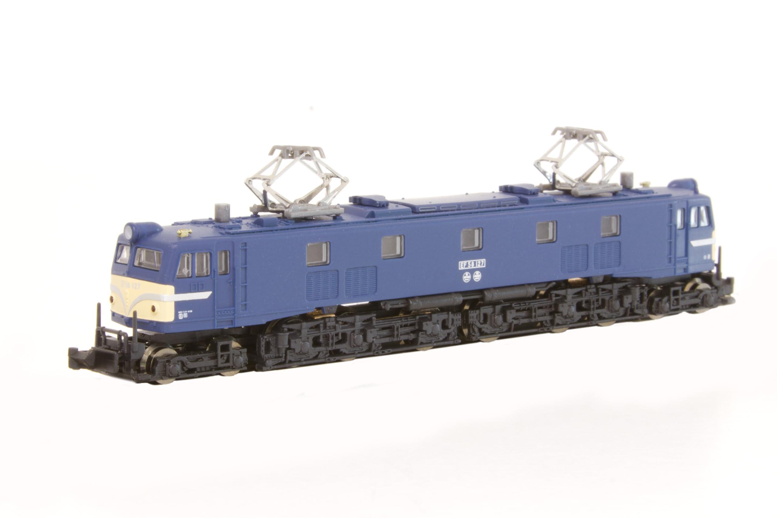 ロクハン Zゲージ 国鉄 EF58形 小窓 127号機 青色 T039-3 鉄道模型 電気機関車
