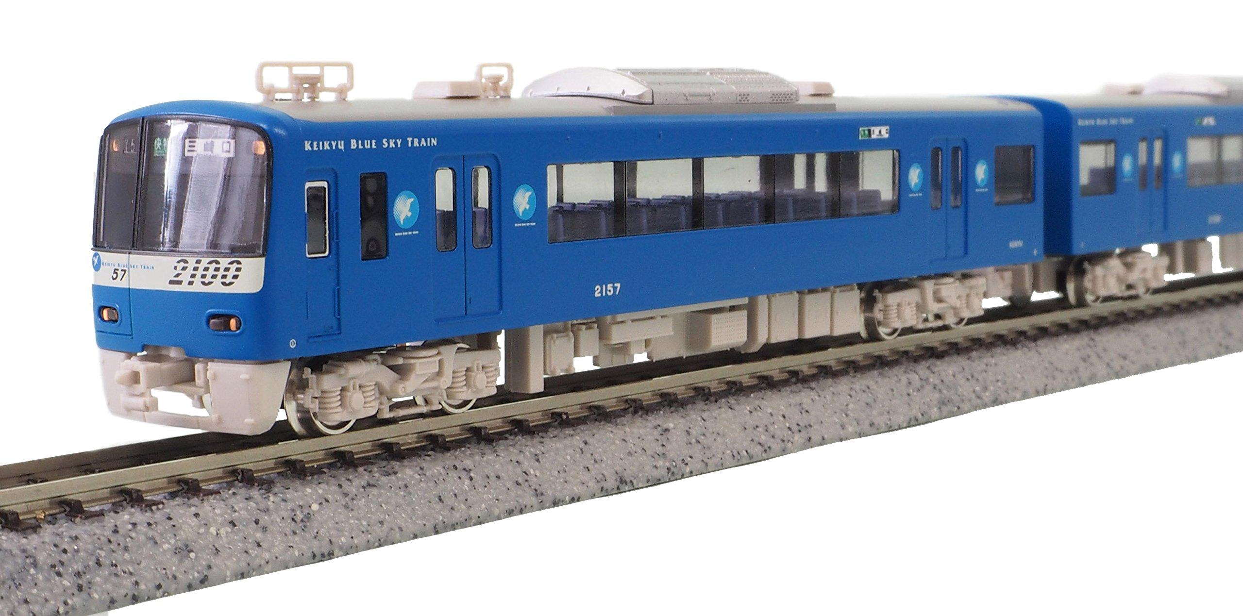 グリーンマックス Nゲージ 30202 京急2100形機器更新車 KEIKYU BLUE SKY TRAIN 8両編成セット (動力付き) / レールは別売りです