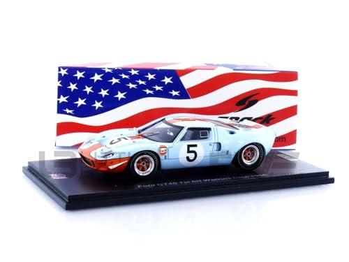 ☆ スパーク 1/43 フォード GT40#5 ワトキンスグレン6時間 1968 J.イクス/L.ビアンキ
