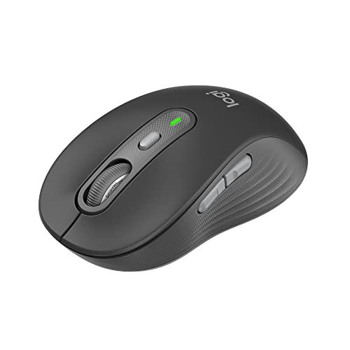 Logicool Signature M750MGR ワイヤレスマウス 静音 レギュラー グラファイト ワイヤレス マウス 無線 Bluetooth Logi Bolt Unifying非対応 windows mac iPad Android Ch...画像