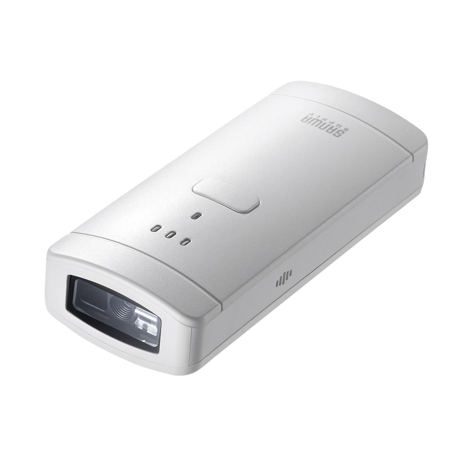 サンワサプライ Bluetooth対応2次元バーコードリーダー(抗菌) BCR-BT2D3W