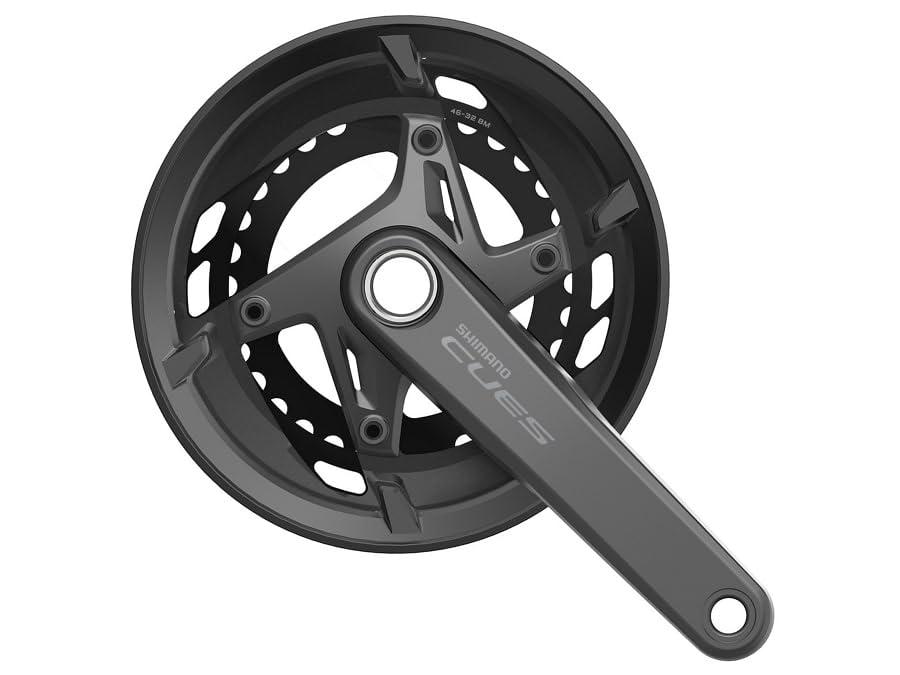 シマノ(SHIMANO) CUES(キューズ) 向こう正面チェーン店車輪 FC-U6010-2 チェーン店かばい立て付き添い人 スターター長/175粍 46/32T 11S EFCU60102EX62C 自転車用パーツ-スポーツ・アウトドア