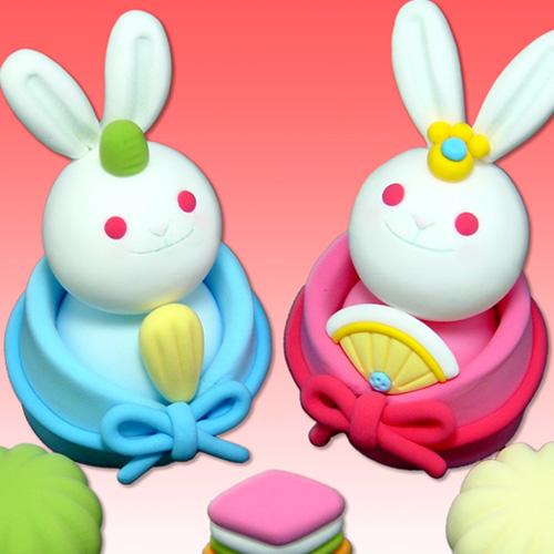 楽天市場】天使のねんど工作キット うさぎびな | 子供 手芸 手芸キット