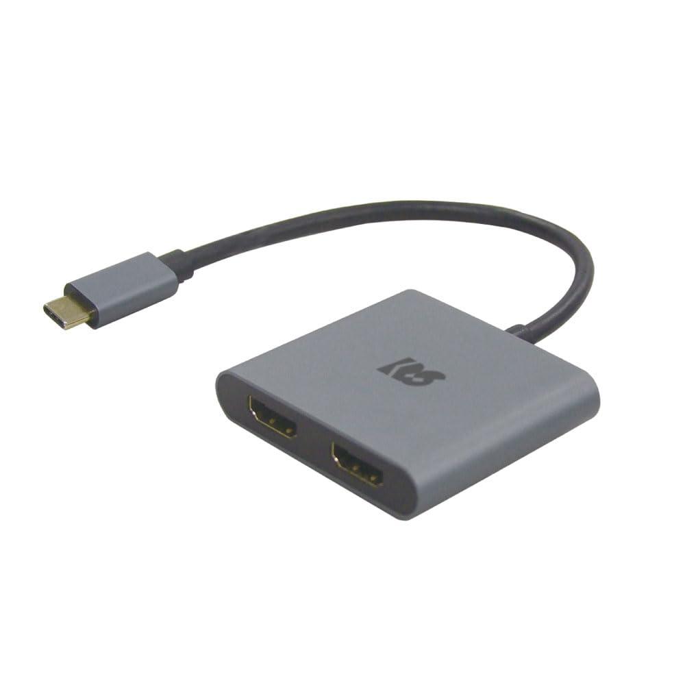 複製モードと拡張モードから選択可能 USB Type-C to HDMI デュアル ディスプレイ アダプター(PD対応) RS-UCHD2-PD