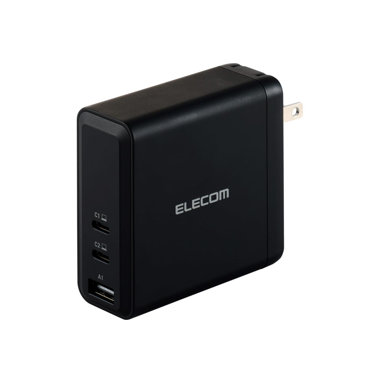 エレコム 充電器 USB PD対応 140W USB-C×2 USB-A×1 PPS対応 PSE技術基準適合 Macbook Pro 16インチ等対応 ブラック ACDC-PD96140BKPC用ACアダプター