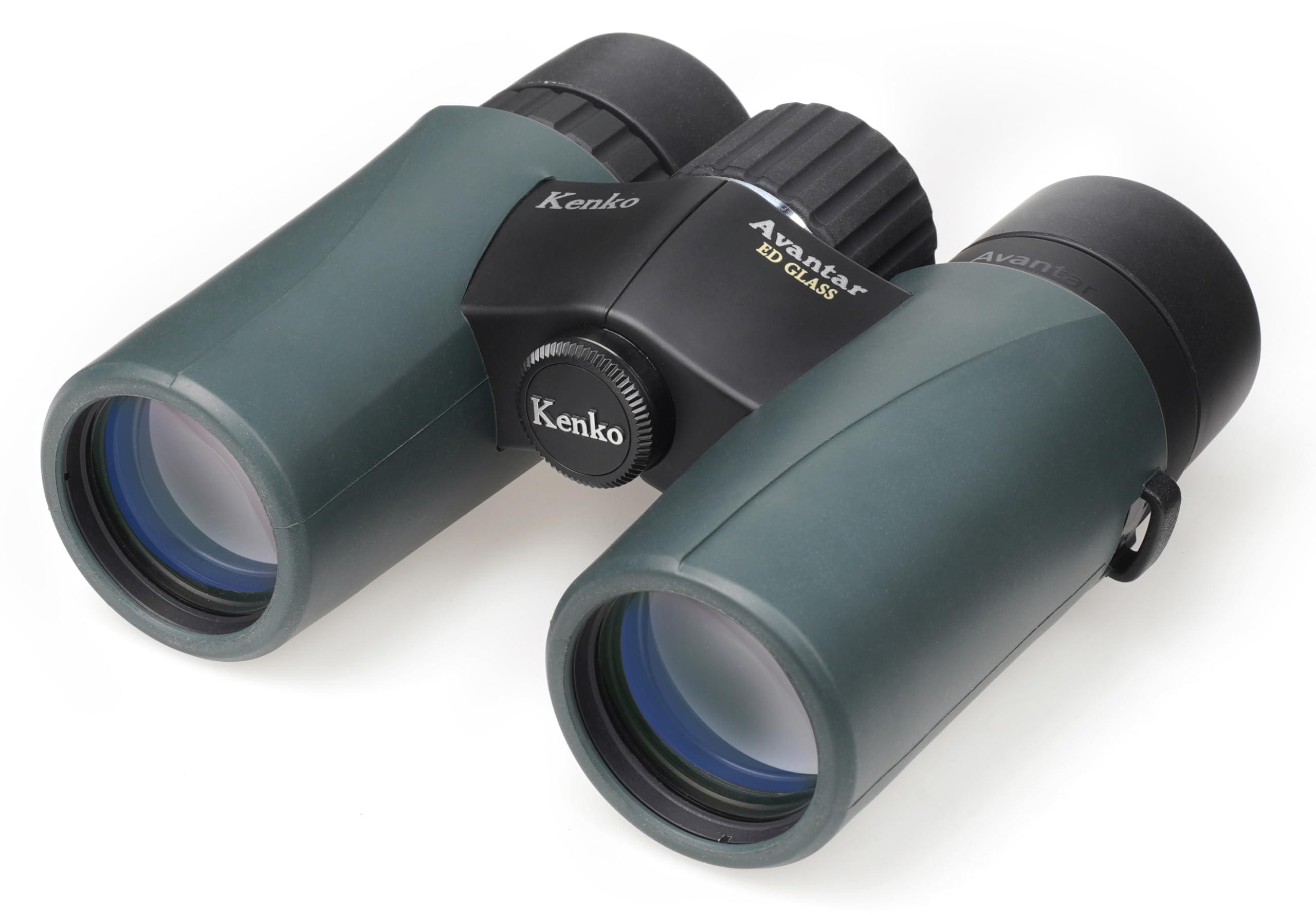 ケンコー(Kenko) 双眼鏡 アバンター 10×32ED II 10倍 32口径 ダハプリズム式 EDレンズ採用 フルマルチコーティング 広視野設計 IPX7相当防水設計 コンパクト 軽量415g アウトドア・野鳥観察 492680