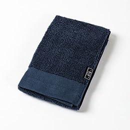【5個セット】楠橋紋織 くすばしタオル ダブルスター DOUBLE STAR タントロ フェイスタオル 34cm×85cm ネイビー 1-68265-31-KONX5