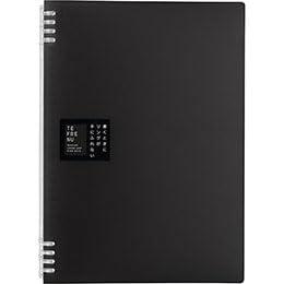 【10個仕掛ける】 KING JIM 第一人者体育館 TEFRENU 輪っか万覚え帳 A4 黒 KJ-9856TTE-BKX10