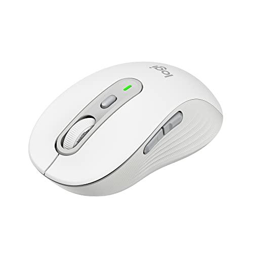 Logicool Signature M750MOW ワイヤレスマウス 静音 レギュラー オフホワイト 無線 Bluetooth Logi Bolt Unifying非対応 windows mac iPad Android Chrome OS スクロールホイール 国内正規品