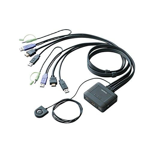 エレコム マイコンうつり変わり器/HDMI相応う KVM-HDHDU2