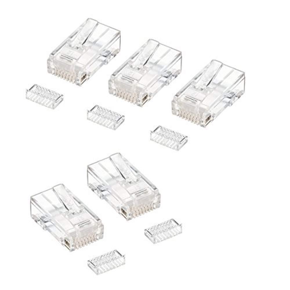 サンワサプライ RJ-45コネクタ(単線用) 100個入り ADT-RJ45-100SN