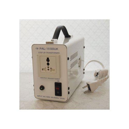 スワロー電機 受注生産のため納期約2週間アップトランス　100V&rarr;240V　1500W PAL-1500UK｜ポッチ