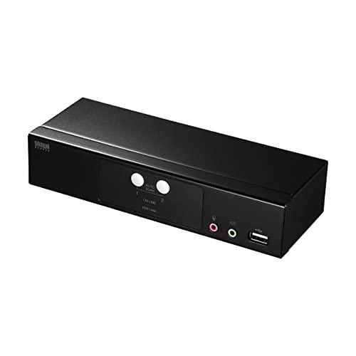 サンワサプライ HDMI相応うマイコン自動小銃うつり変わり器(2:1) SW-KVM2HHC パソコン・周辺機器-切替機・分配器-PCアクセサリー